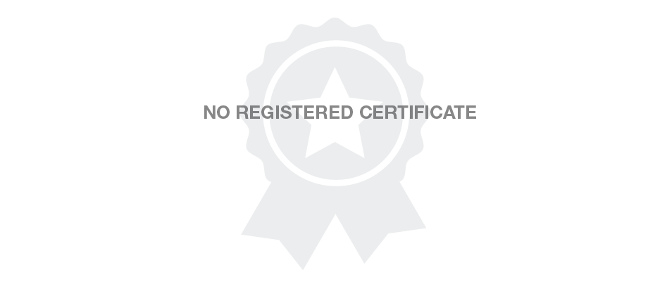 No Registred Certificate